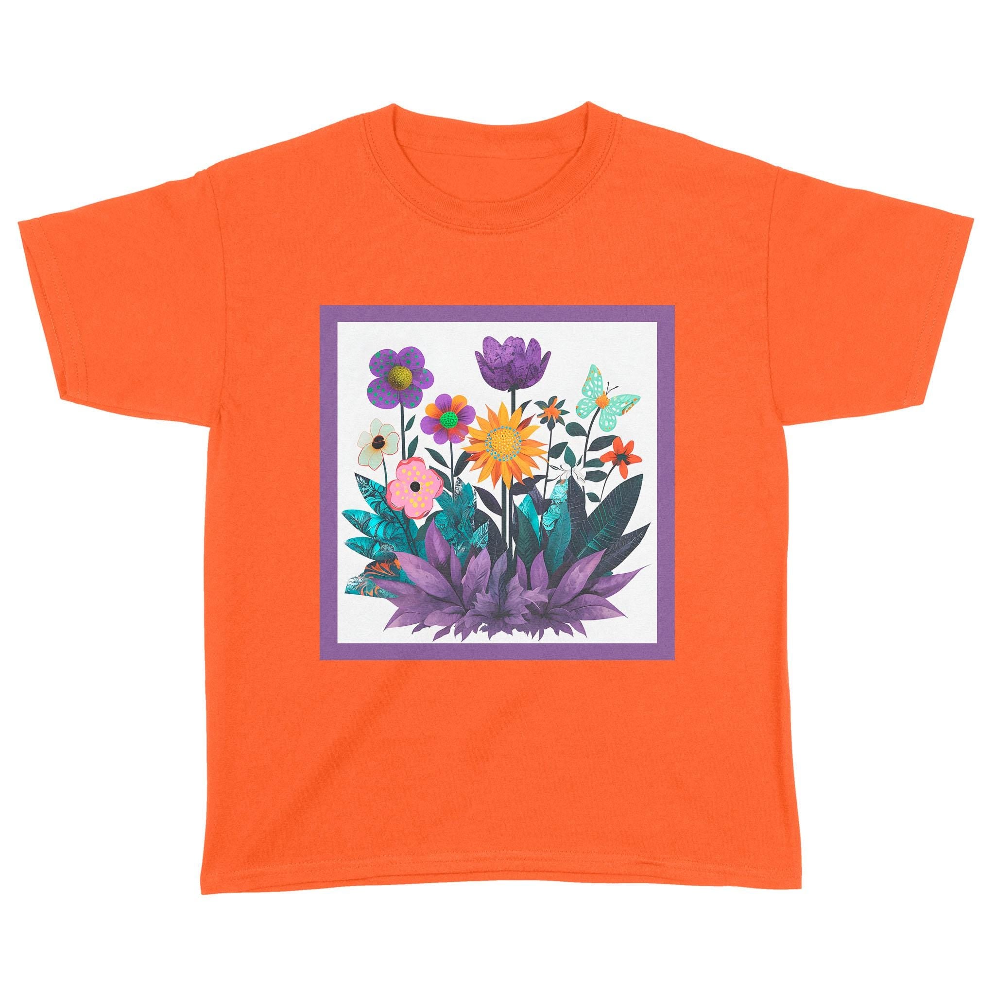 Abstract Purple Garden - Standard Youth T-Shirt