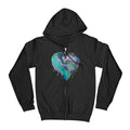 Fluid Art Heart (1) - Unisex Standard Zip Hoodie (Dtfx)