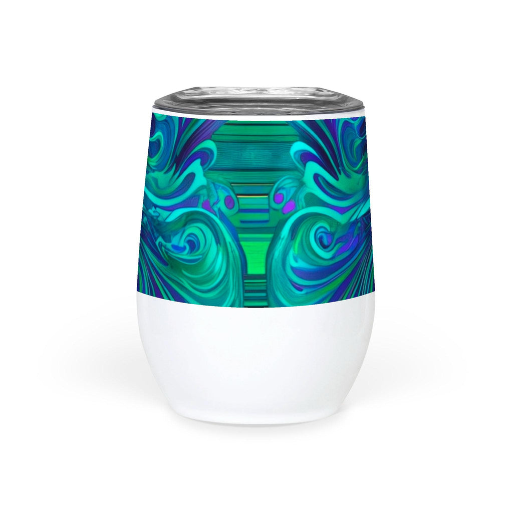Dreamy Spirals - Wine Tumbler