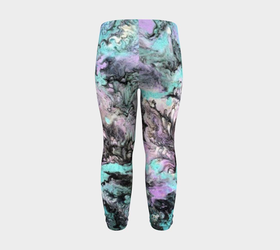 Turquoise Splash Baby Leggings