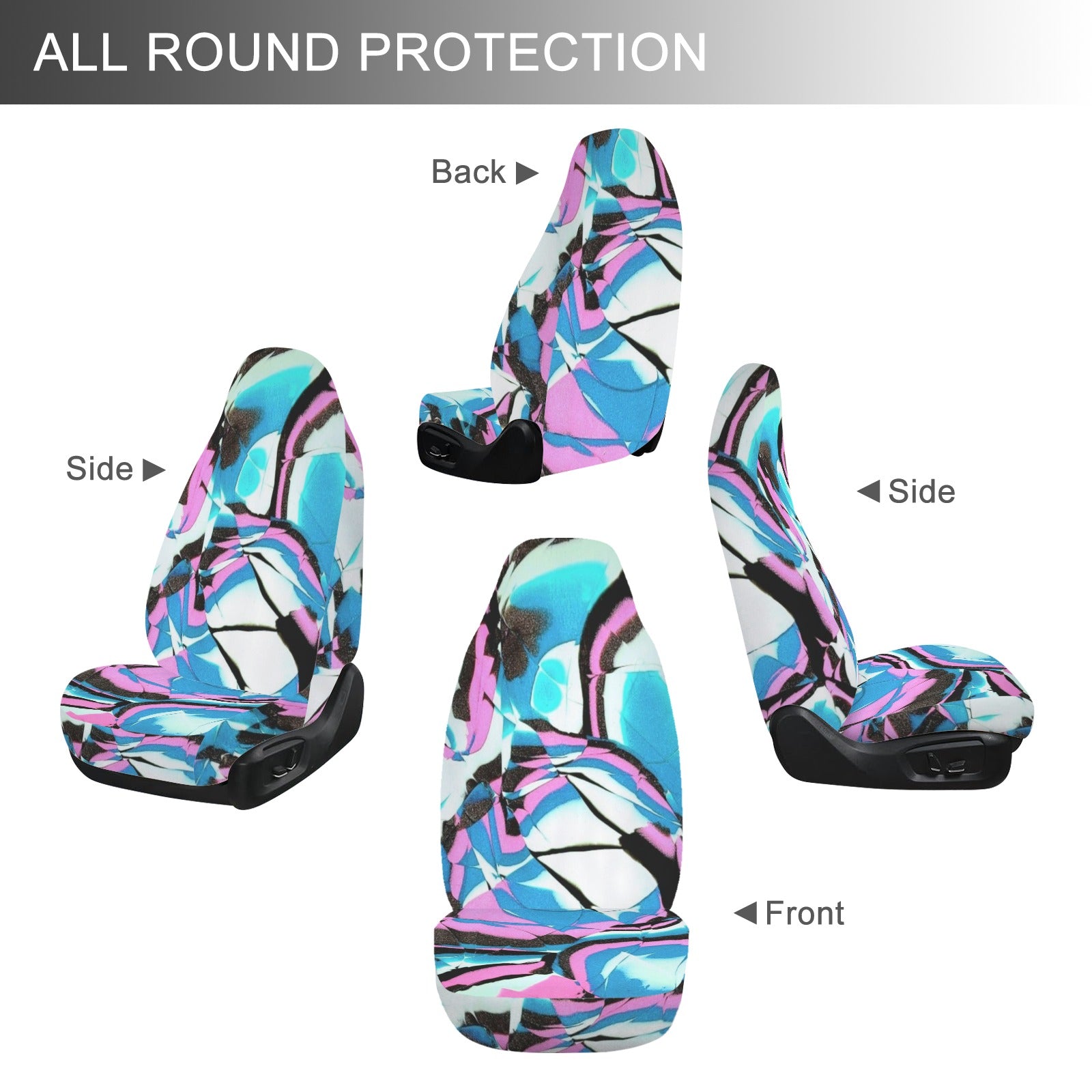 Glow Party Car Seat Covers (Set of 2)