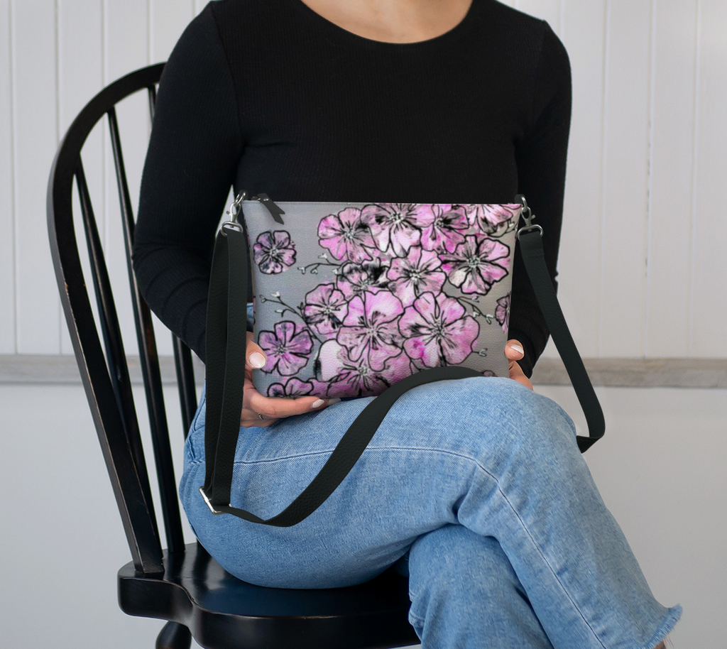 Garden of Hope - Vegan Leather Crossbody Purse