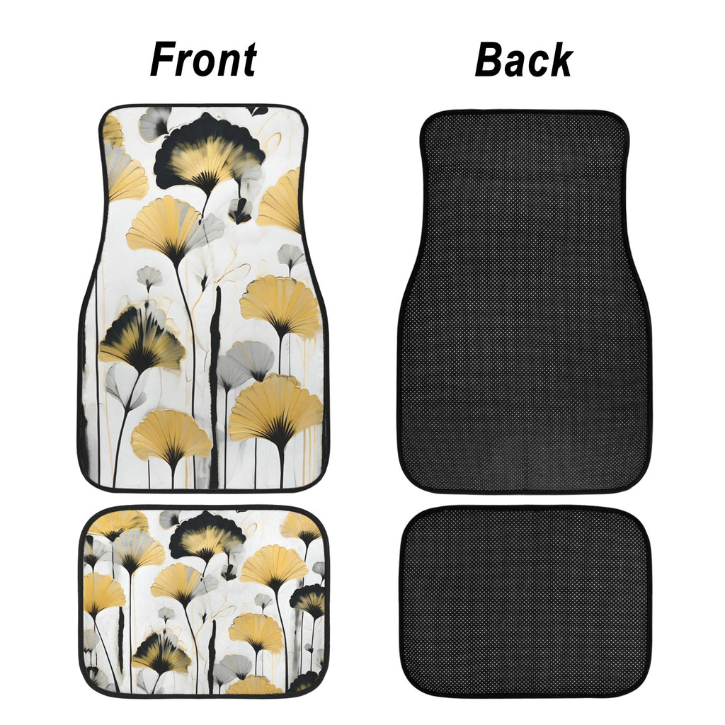 Golden Ginkgo 4-Piece Car Floor Mats