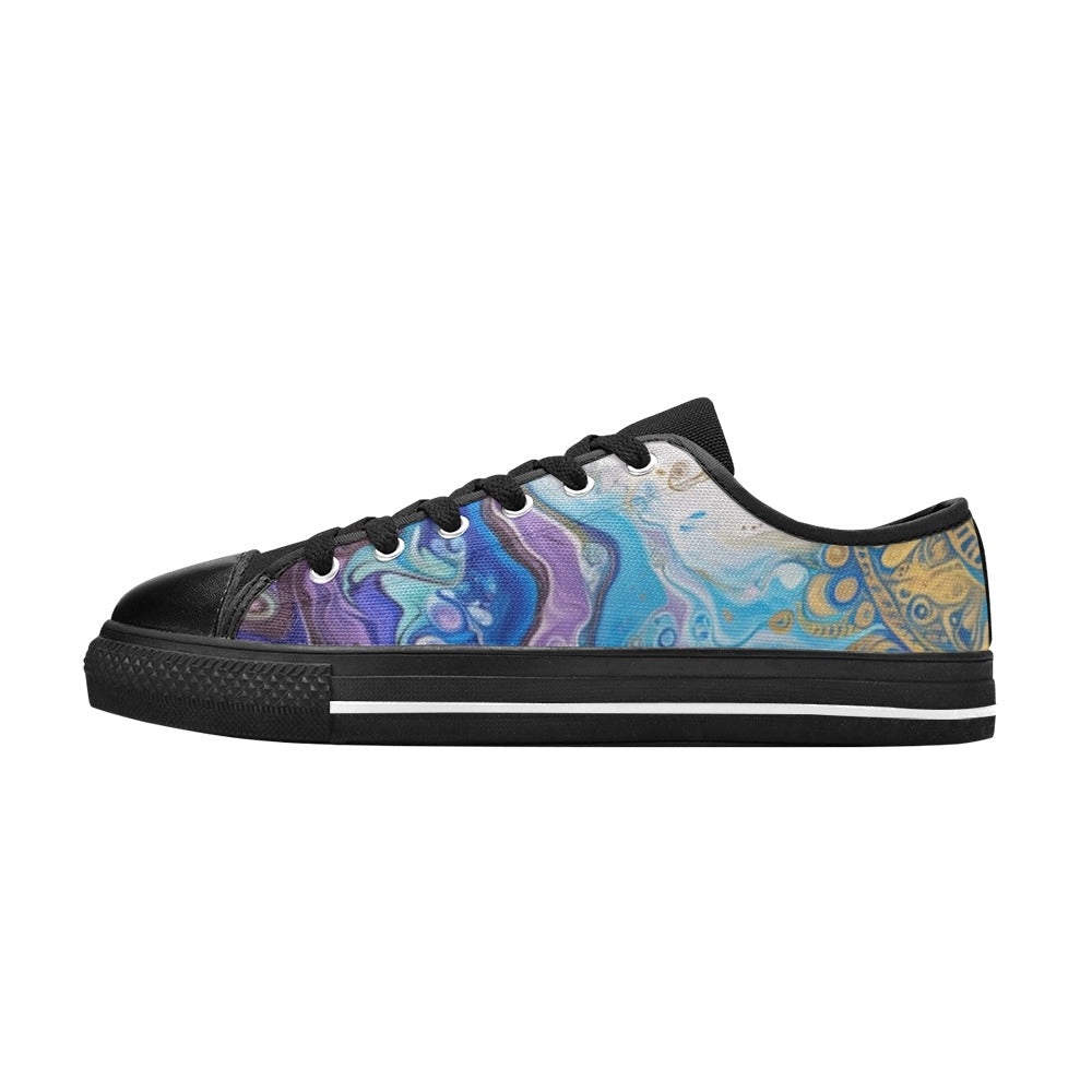 Mandala Sun - Women's Classic Canvas Shoes