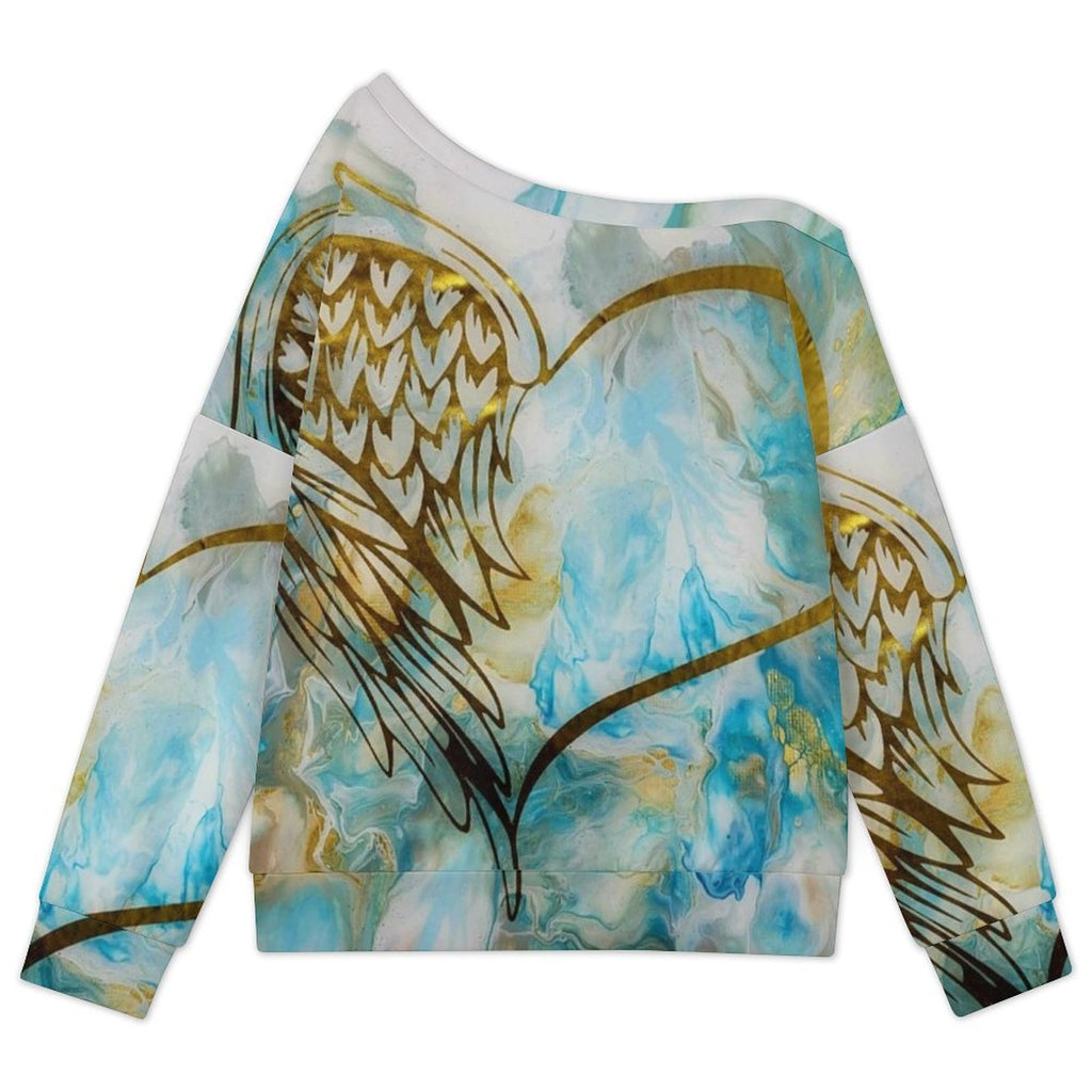 My Guardian Women's Off-shoulder Long Sleeve Sweatshirt