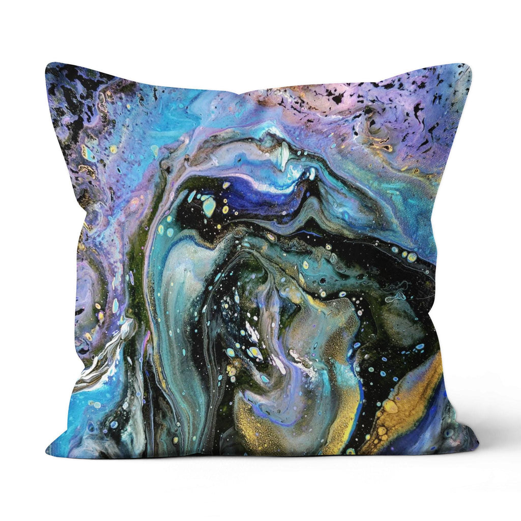 The Face - Suede Throw Pillow