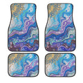 Mandala Sun 4-Piece Car Floor Mats