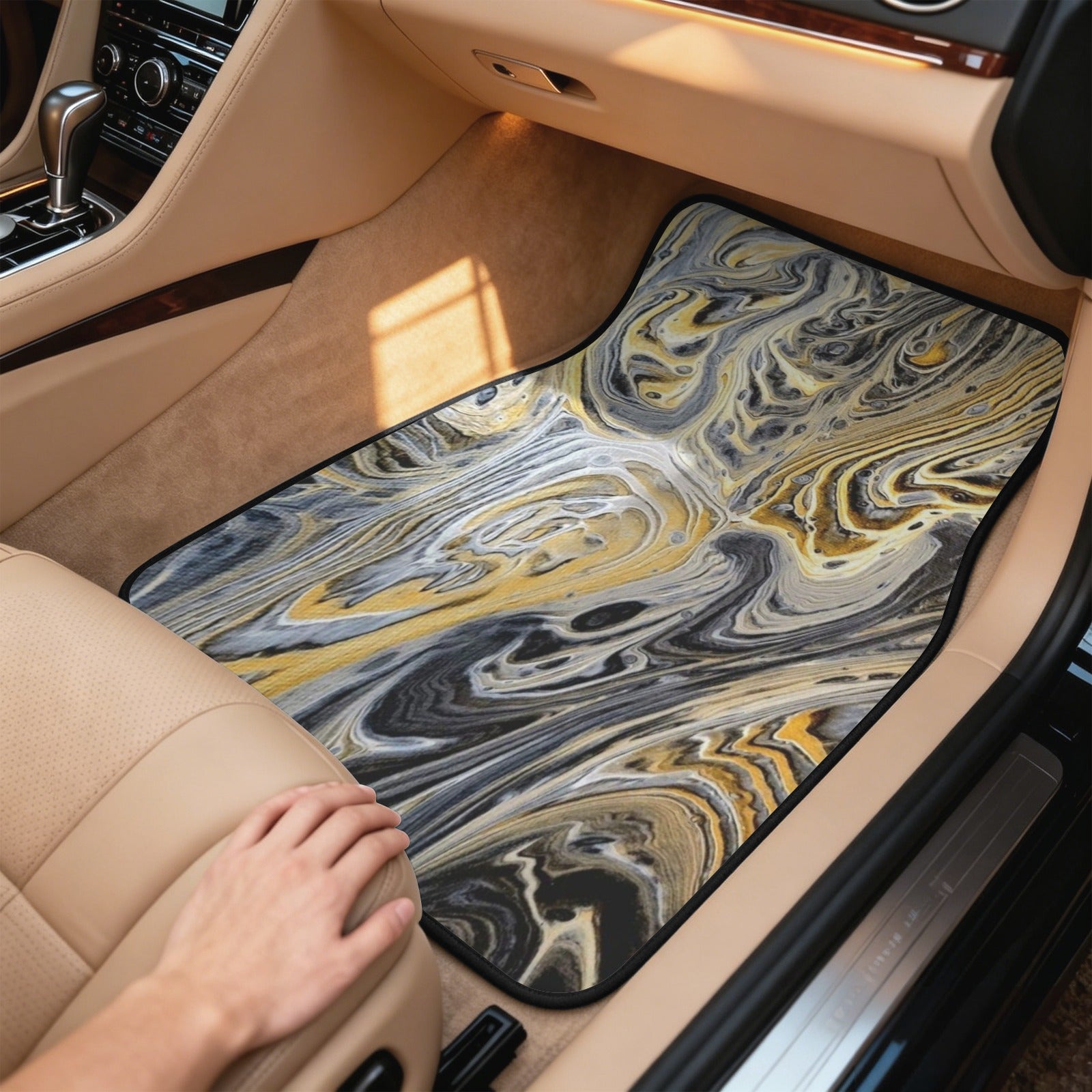 Metallurgy 4-Piece Car Floor Mats