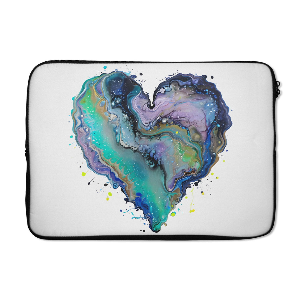 Fluid Art Heart (1) - Laptop Sleeve