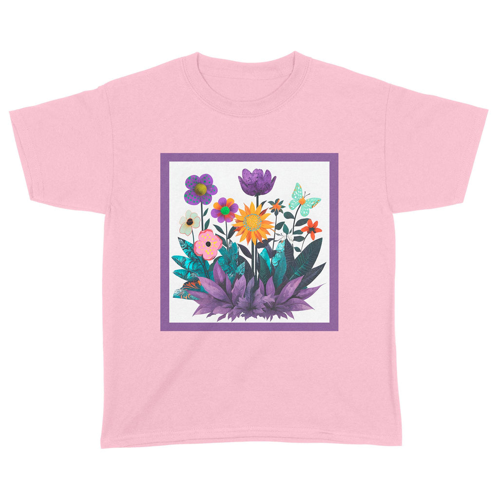 Abstract Purple Garden - Standard Youth T-Shirt