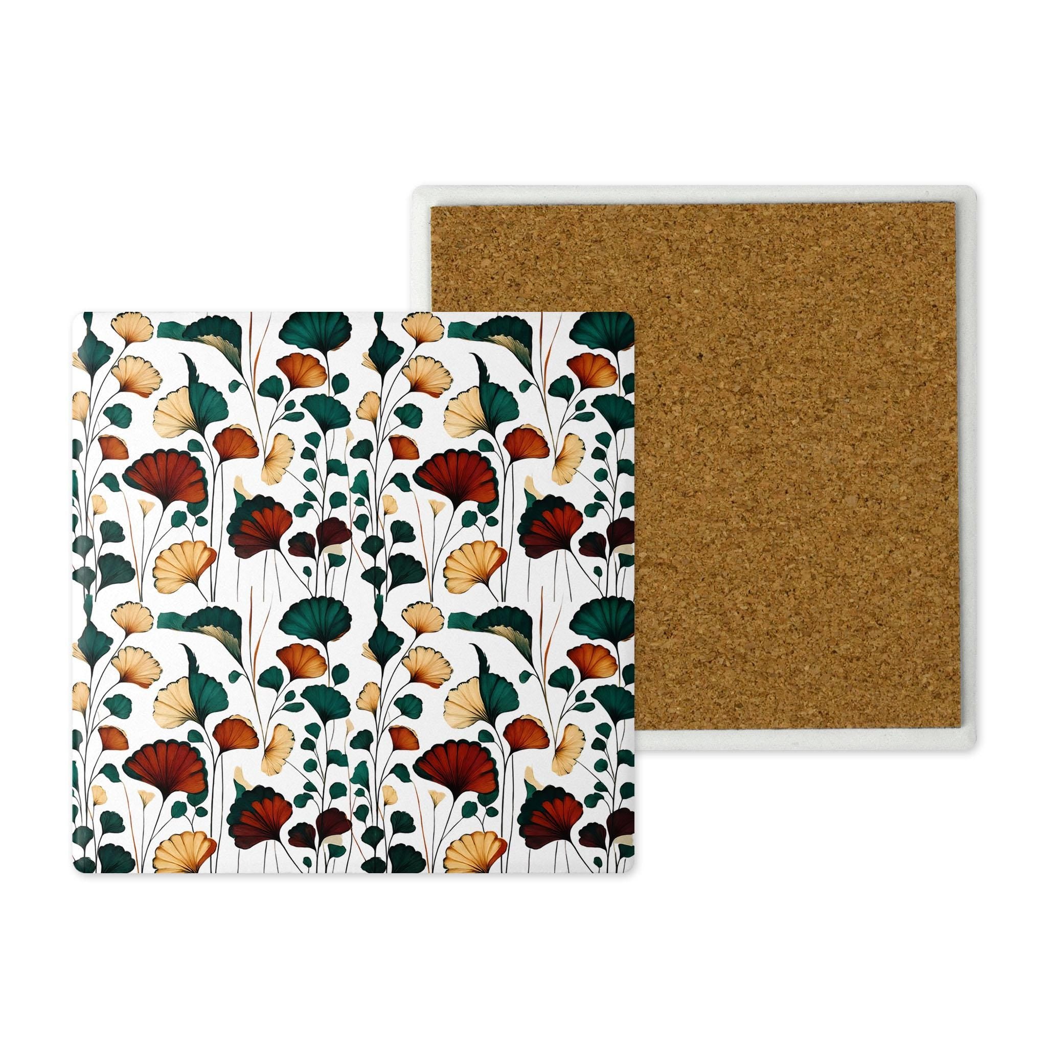 Happy Valley Pattern - Stone Coasters Set