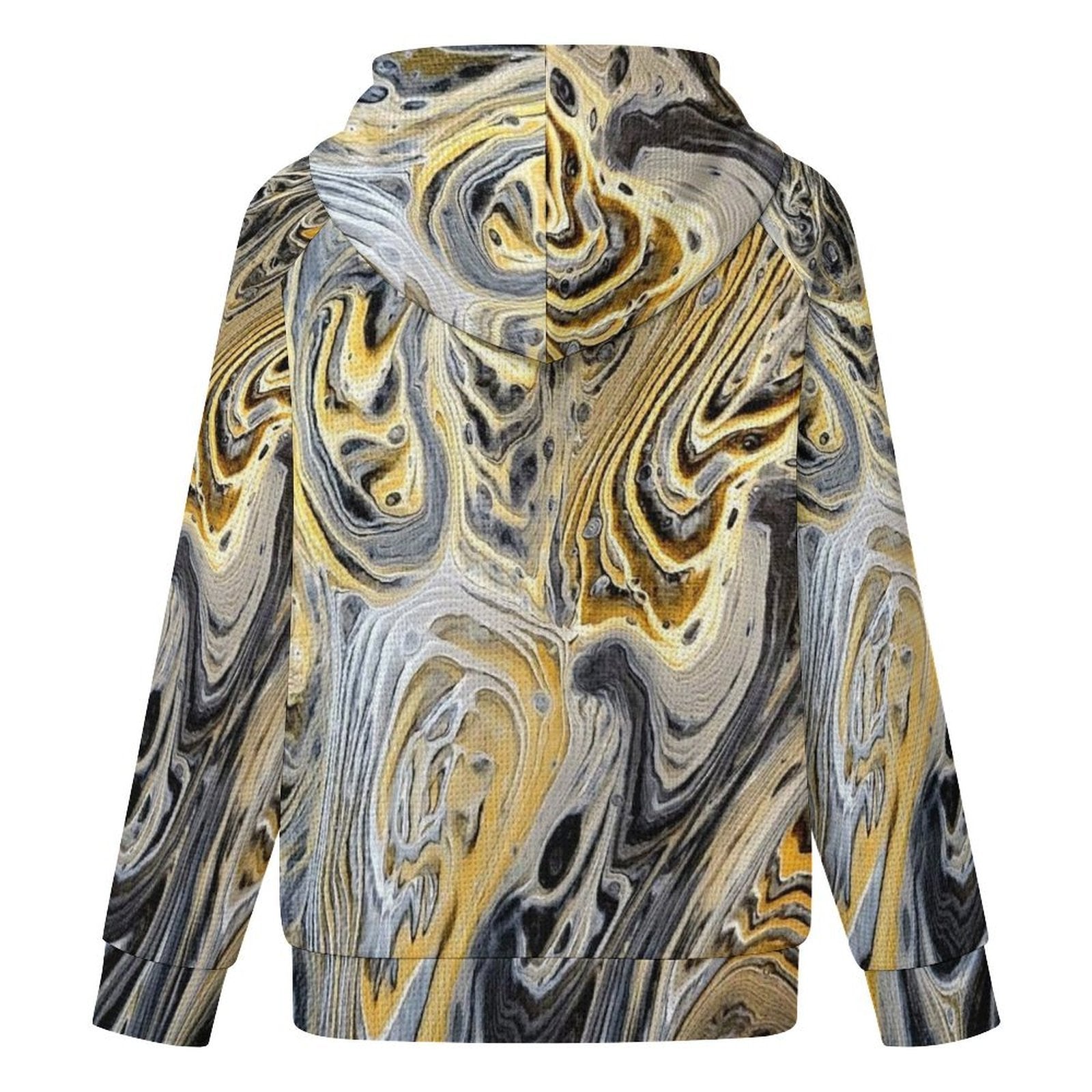 Metallurgy - Women's Full-zip Hoodie with Drawstring