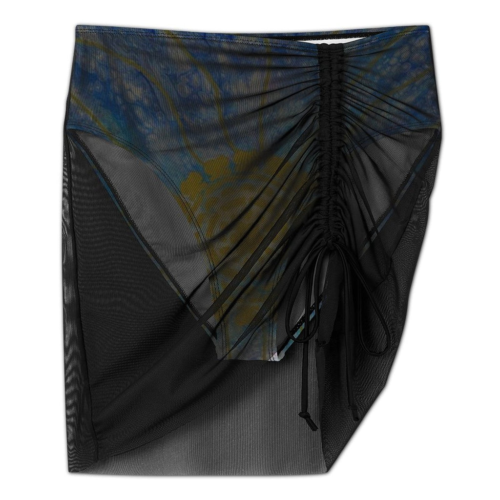 Serenity - Design Women's Mesh Drawstring Skirt and Swimsuit Set