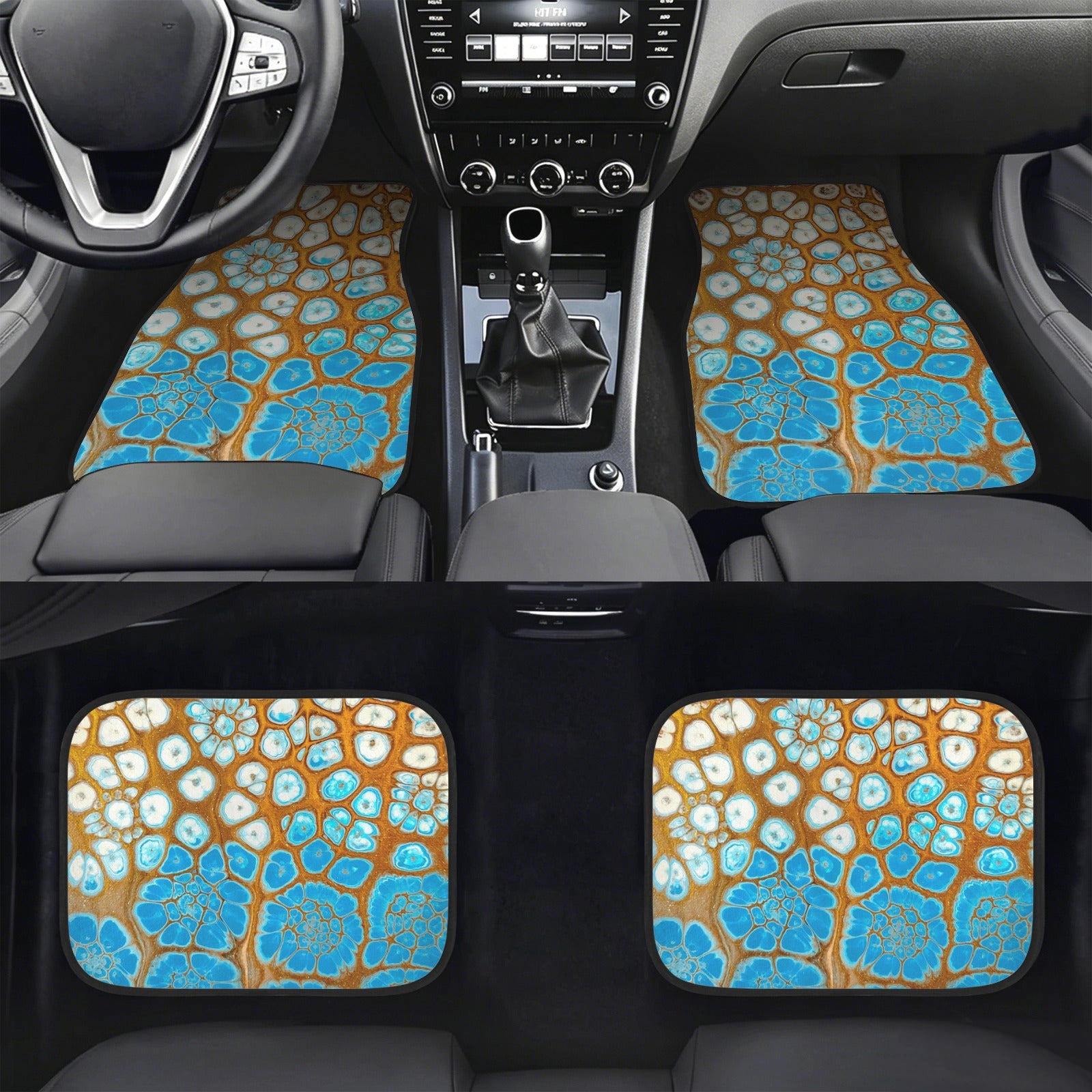 Maui Vibes 4-Piece Car Floor Mats