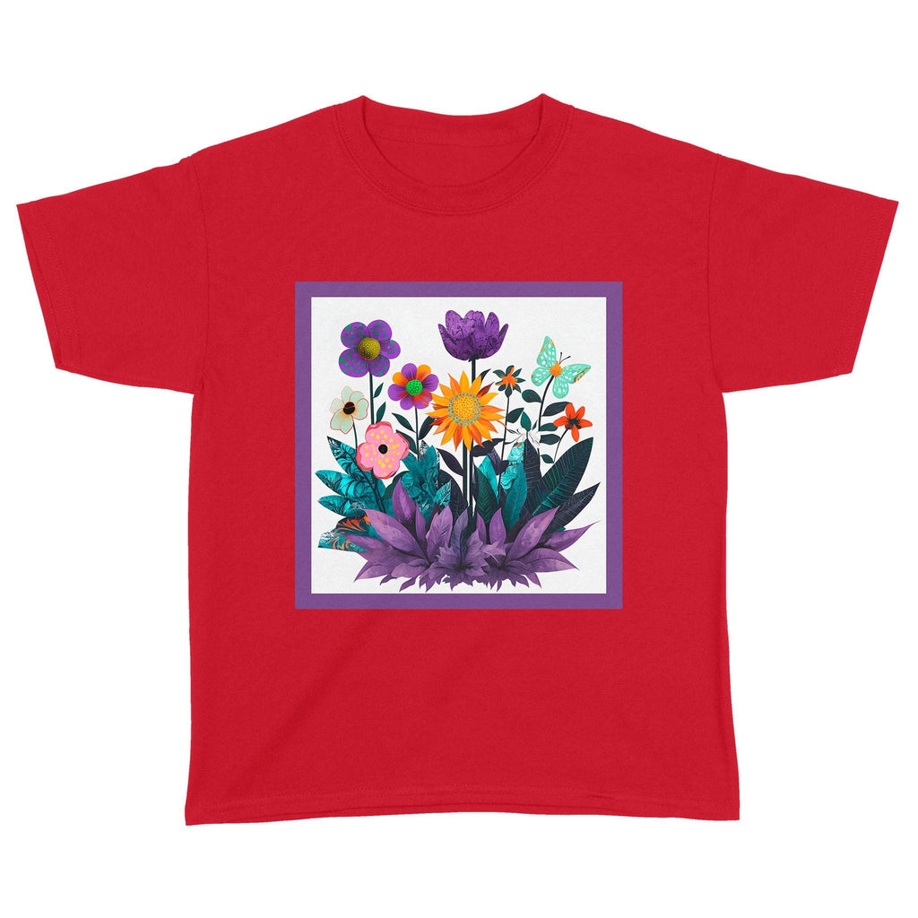Abstract Purple Garden - Standard Youth T-Shirt