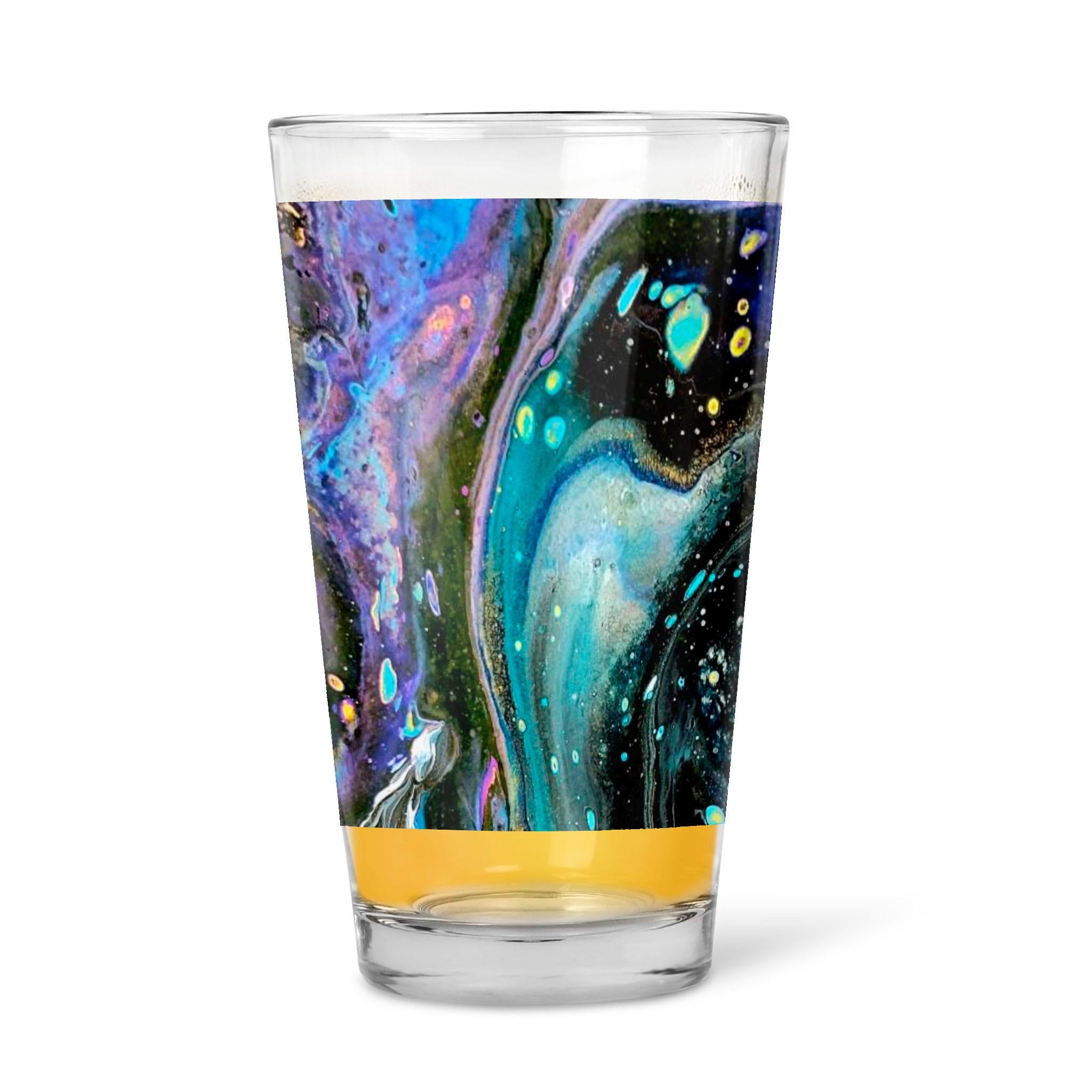 The Face - 16oz Pint Beer Glass