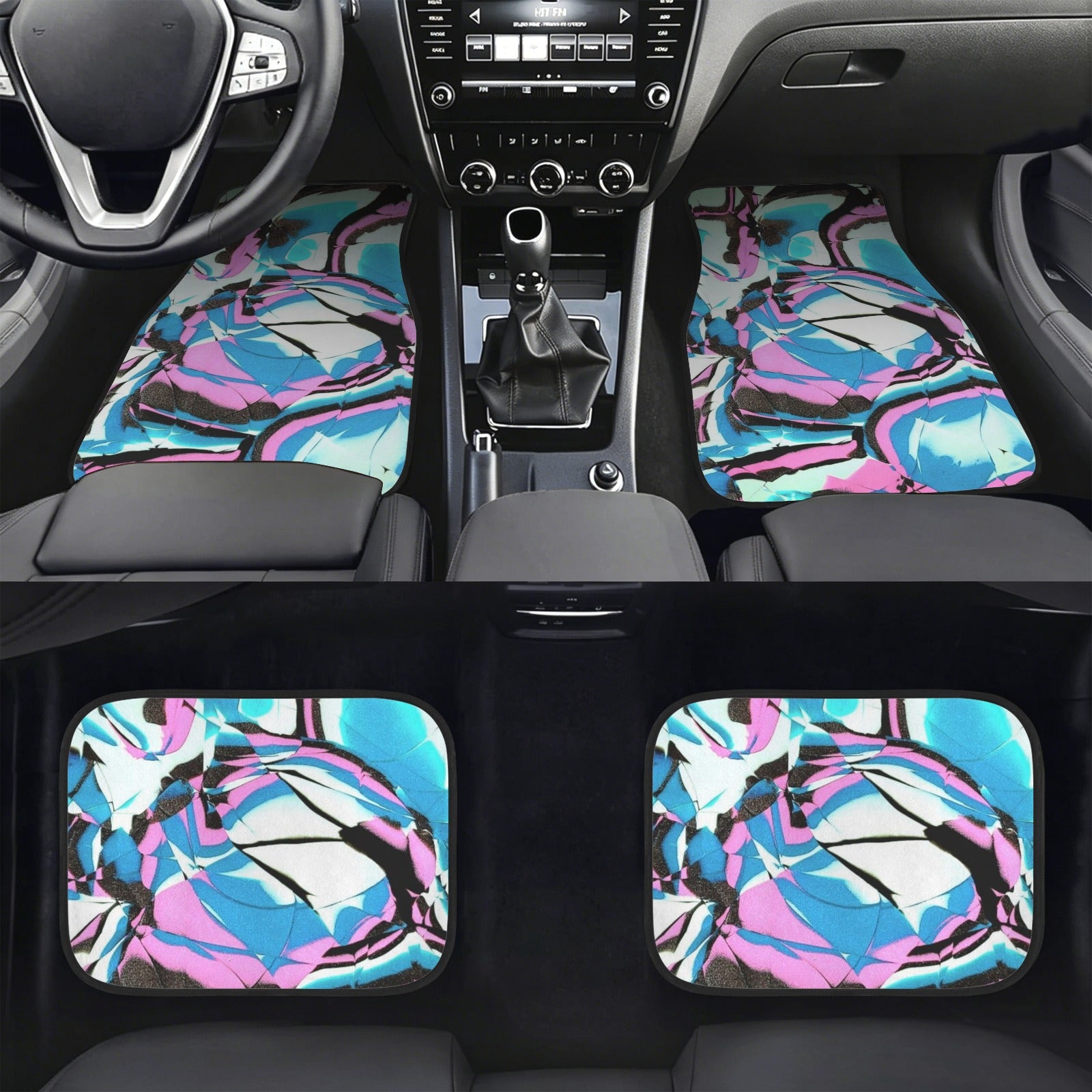 Glow Party 4-Piece Car Floor Mats