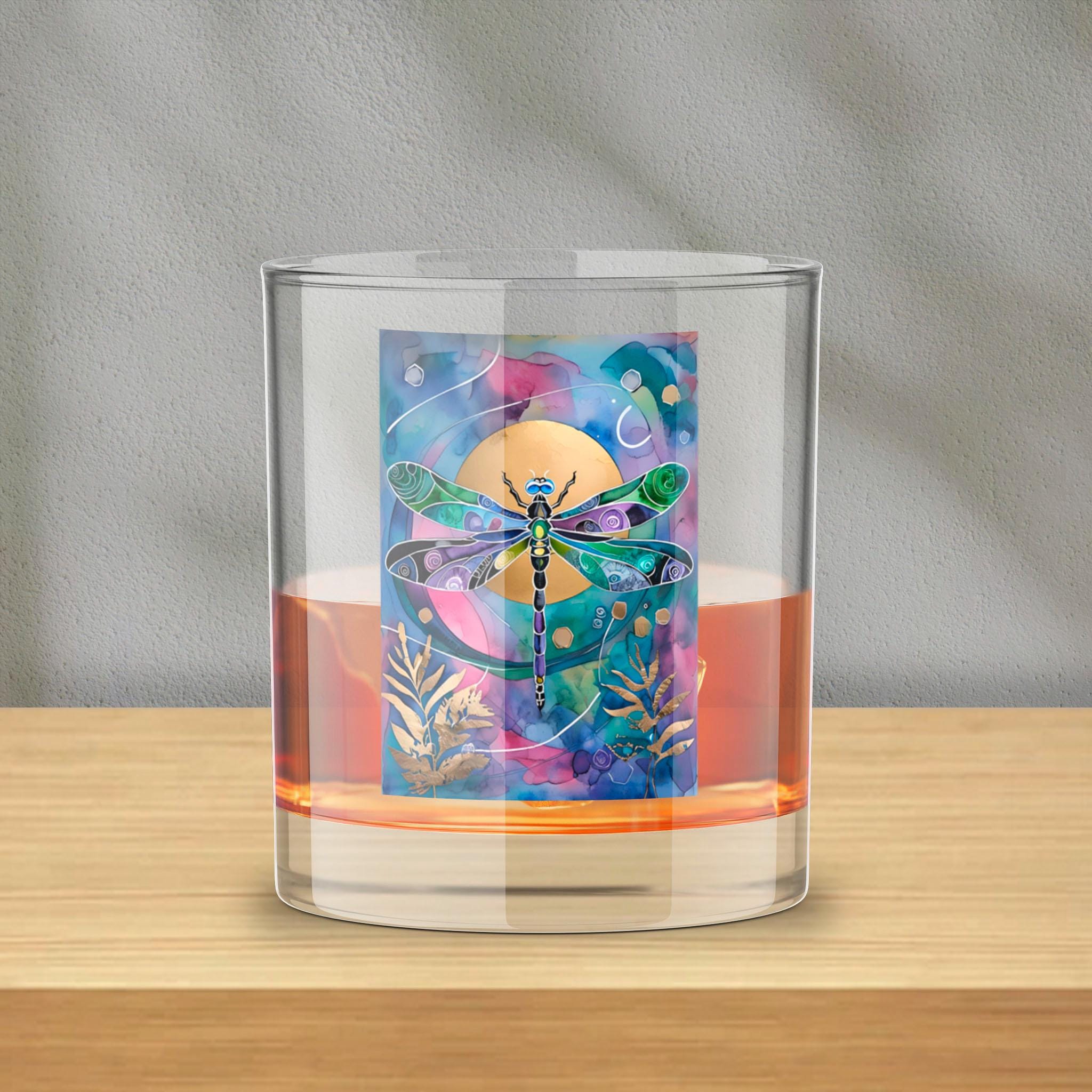Dragonfly Sun - Whiskey Glass