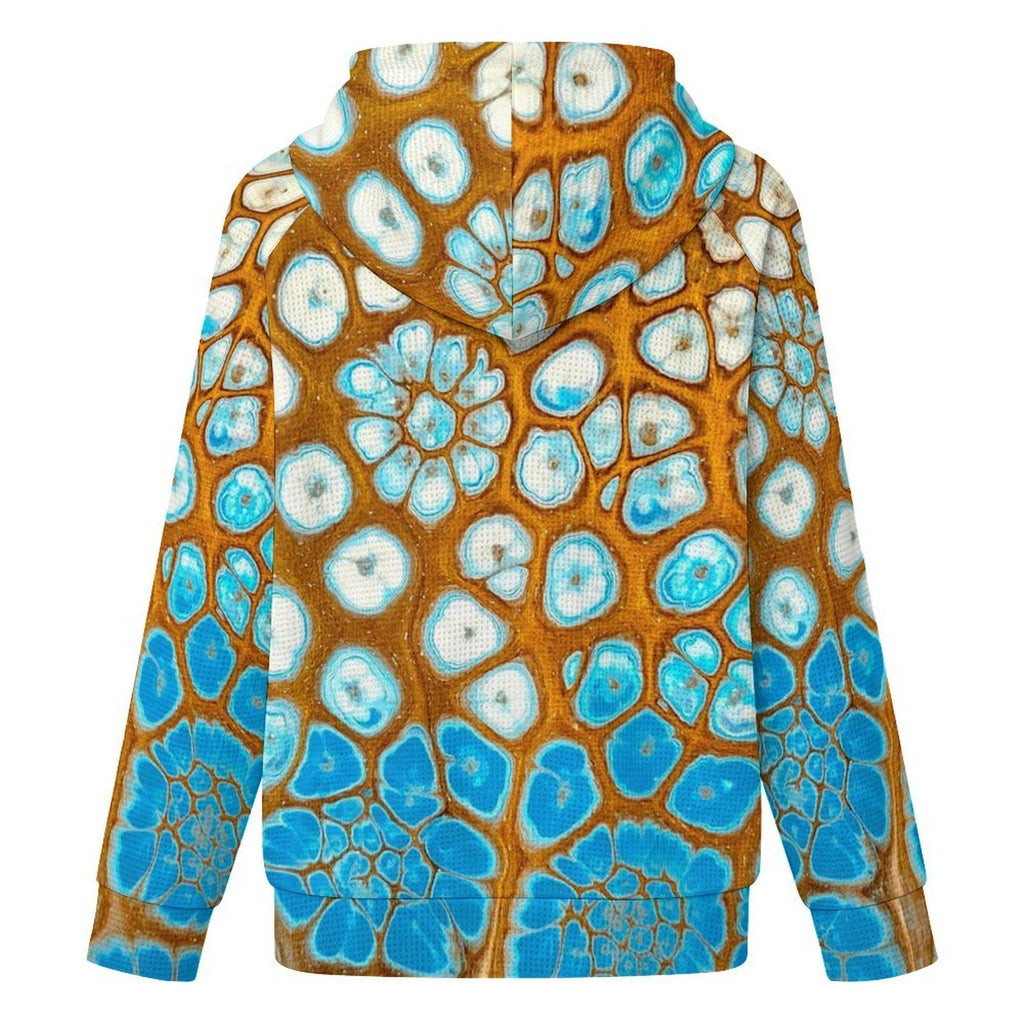 Maui Vibes - Women's Full-zip Hoodie with Drawstring