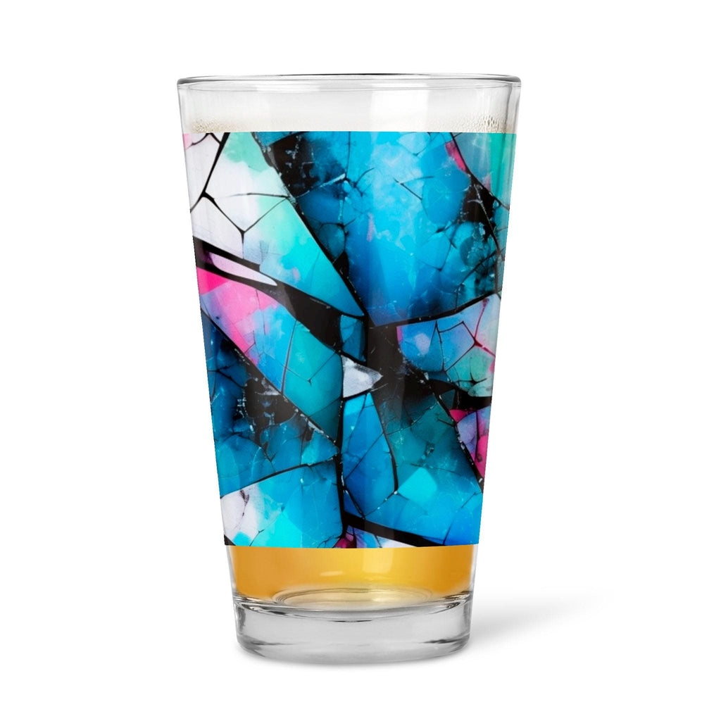 Mystical Mosaic - 16oz Pint Beer Glass