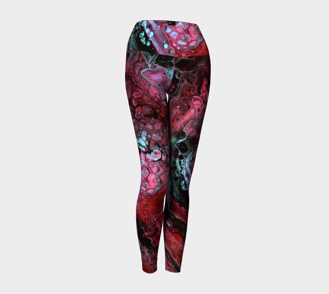 Deep Magenta - Yoga Leggings