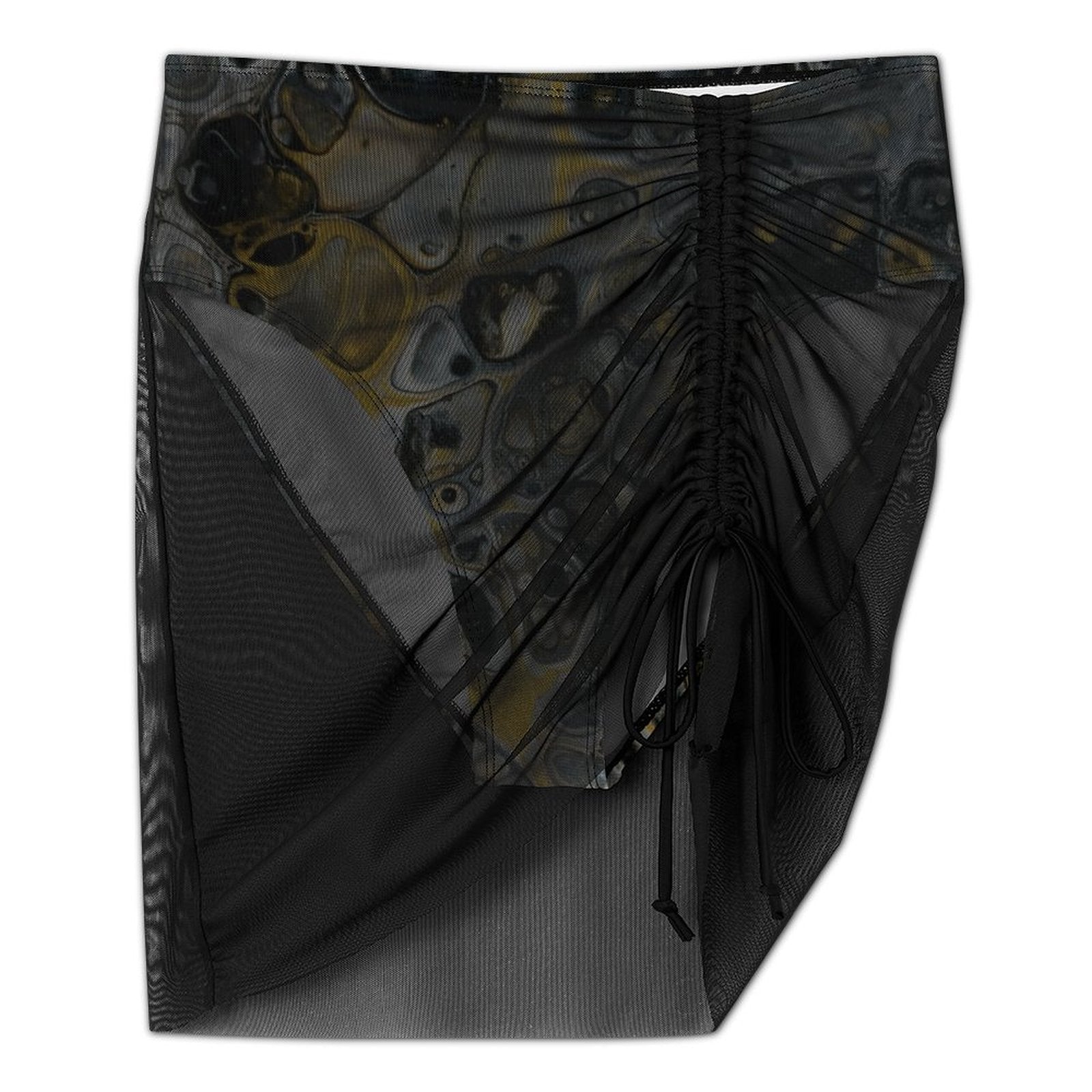 Stone Art - Design Women's Mesh Drawstring Skirt and Swimsuit Set