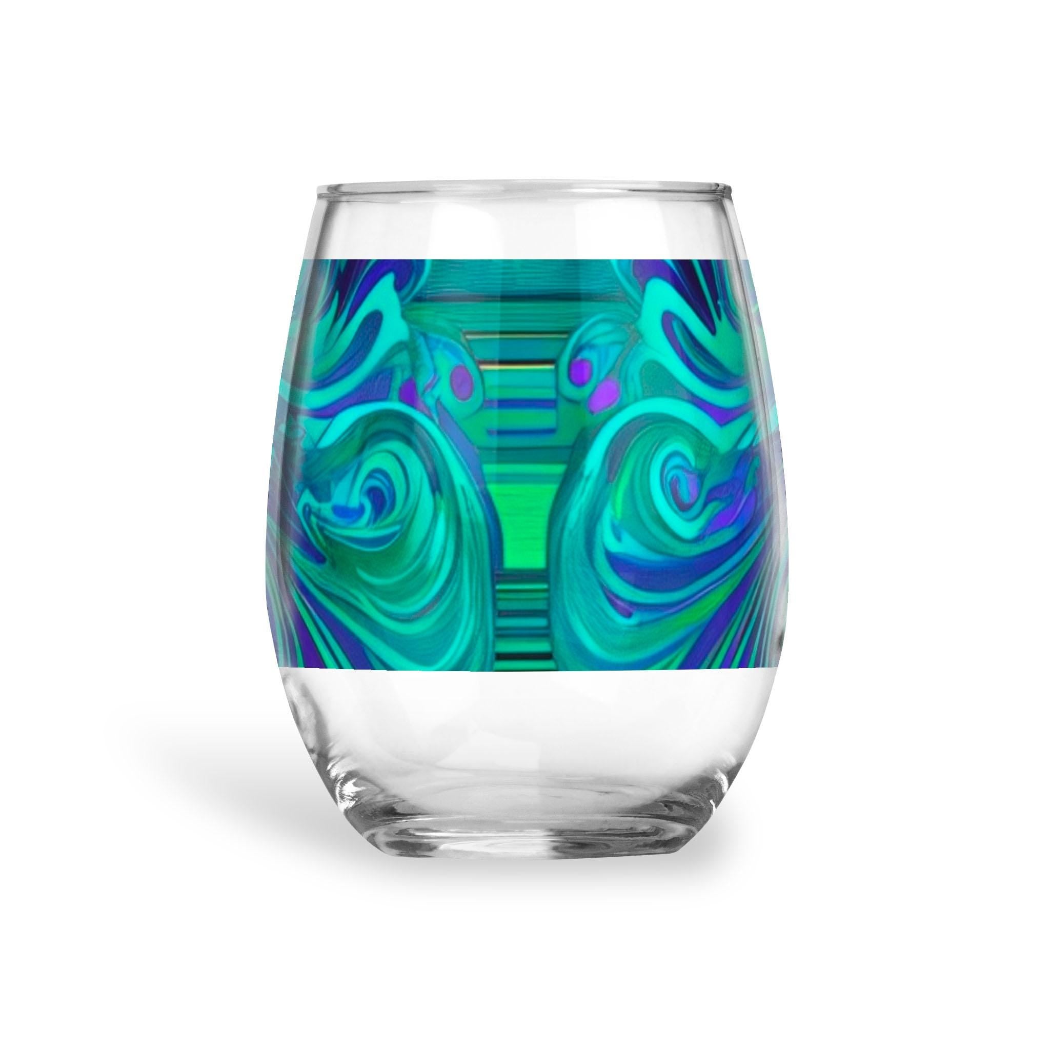 Dreamy Spirals - Wine Glass