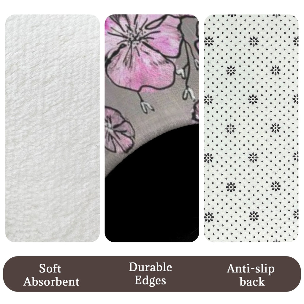 Garden of Hope 3-Piece Bathroom Rug Set