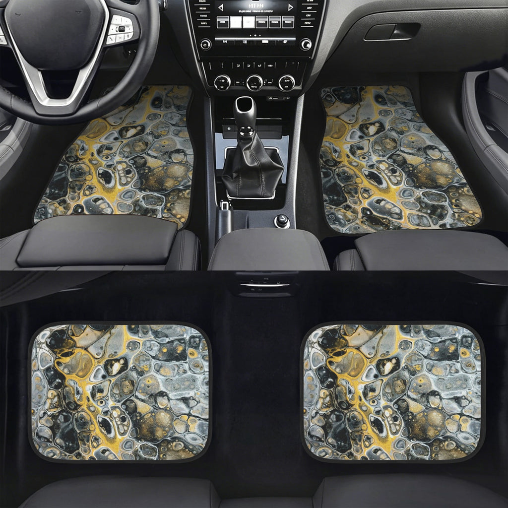 Stone Art 4-Piece Car Floor Mats