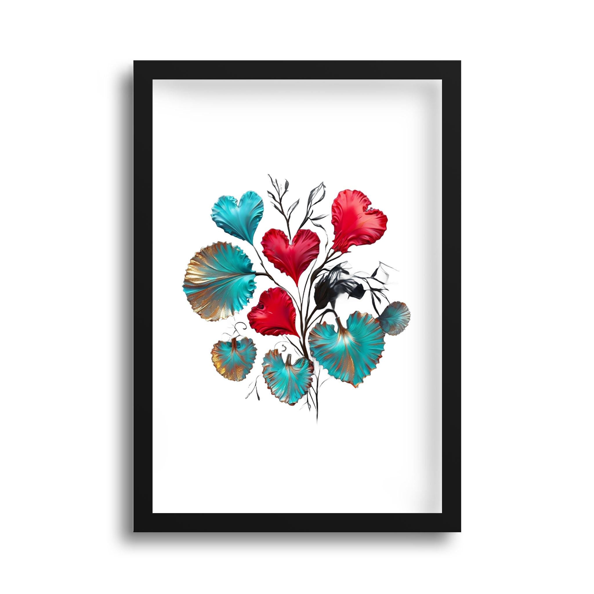 Hearts Grow Fonder - Framed Art Print (1" frame)