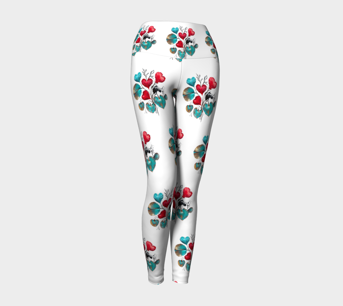 Hearts Grow Fonder - Yoga Leggings