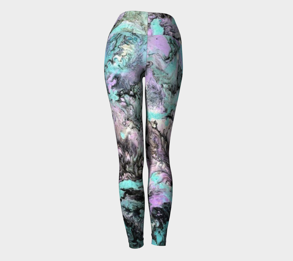 Turquoise Splash - Yoga Leggings