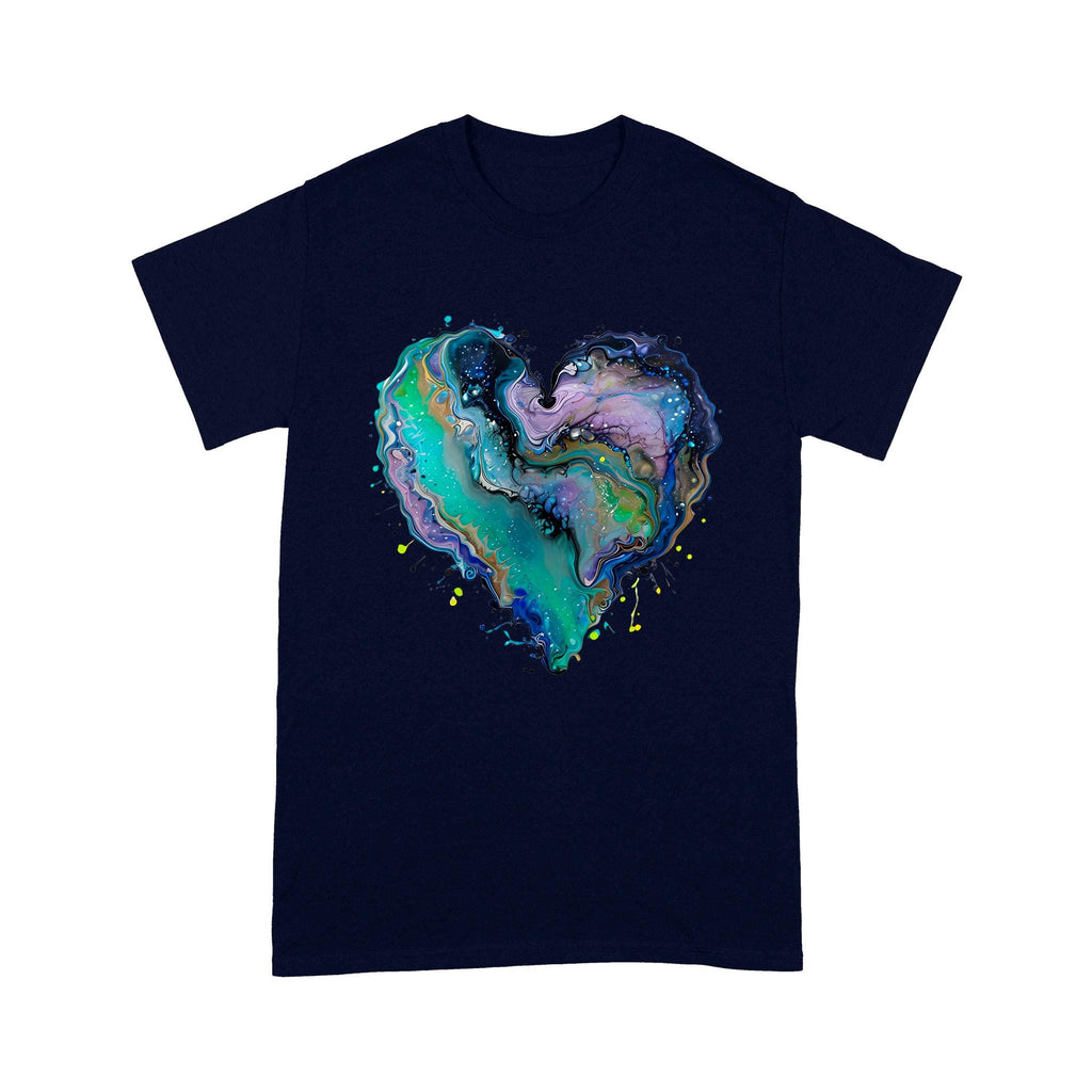 Fluid Art Heart (1) - Unisex Standard T-Shirt