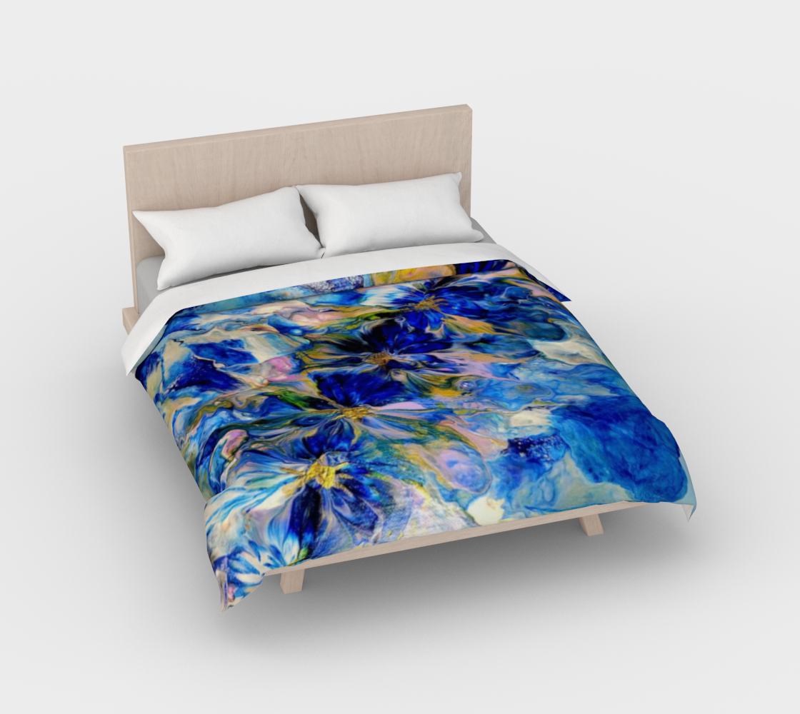 Royal Blue Garden - Duvet Cover