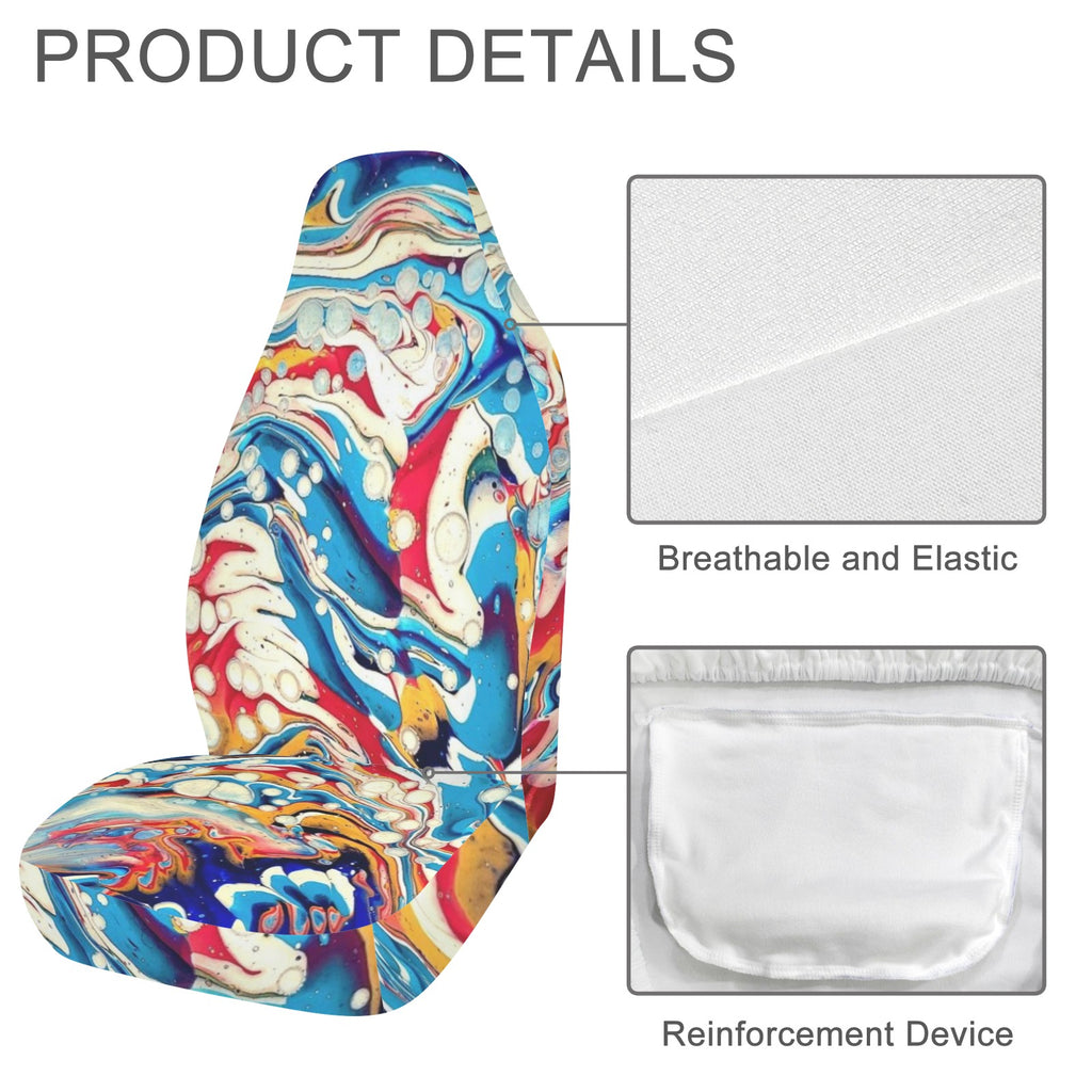 Color Me Happy Car Seat Covers (Set of 2)