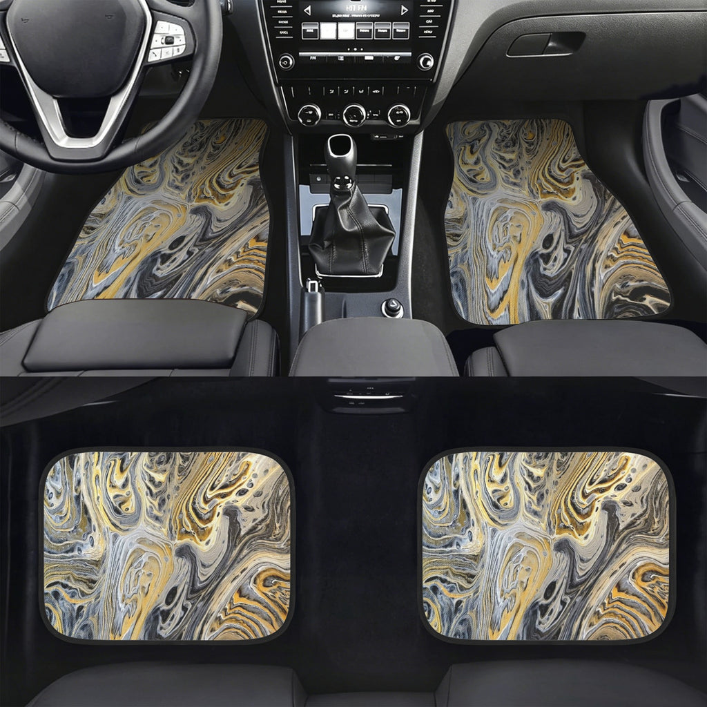 Metallurgy 4-Piece Car Floor Mats