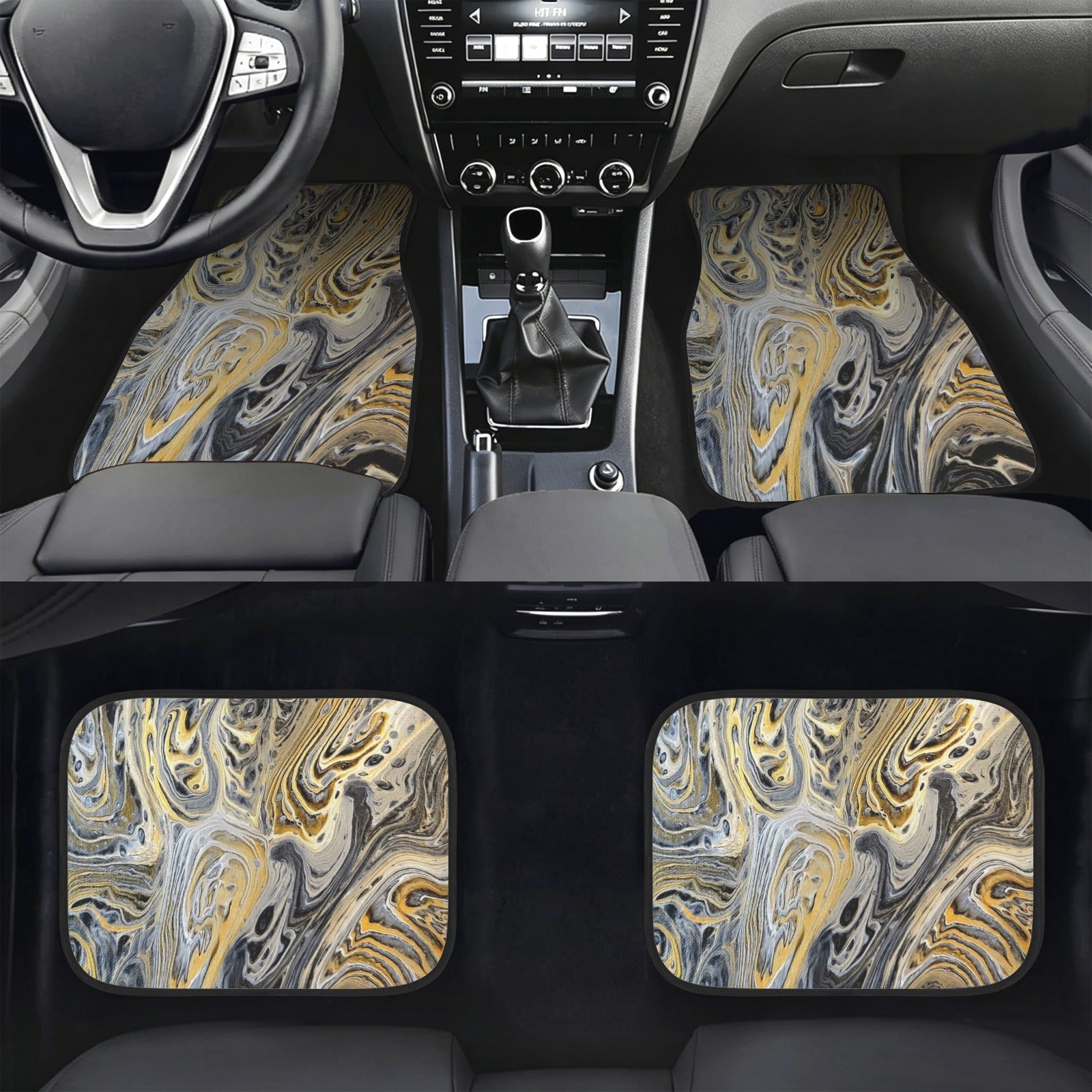 Metallurgy 4-Piece Car Floor Mats