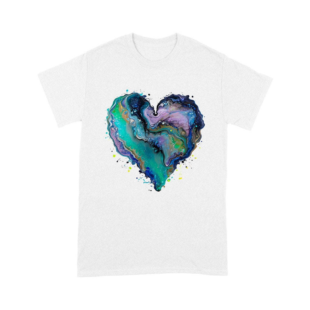 Fluid Art Heart (1) - Unisex Standard T-Shirt