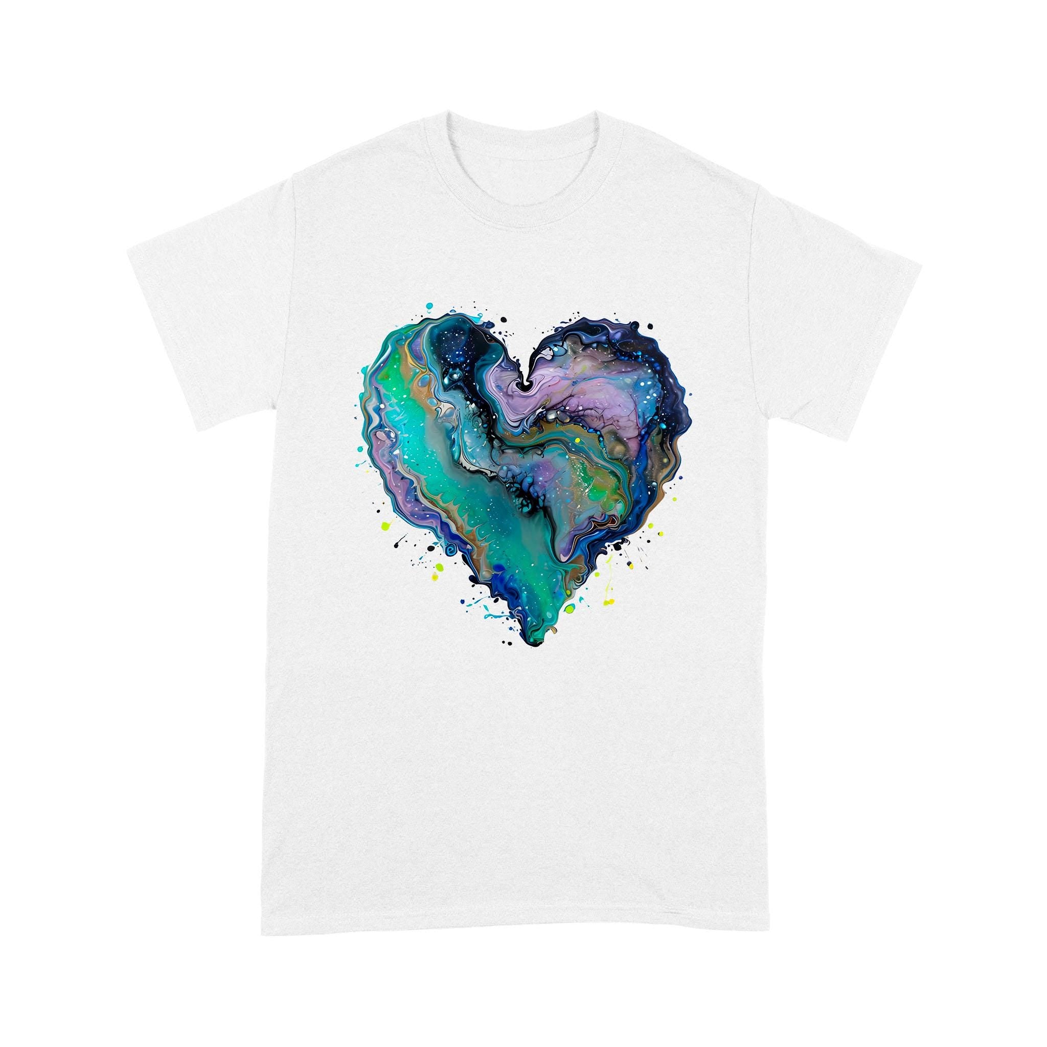 Fluid Art Heart (1) - Unisex Standard T-Shirt