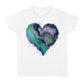 Fluid Art Heart (1) - Standard Women's T-shirt