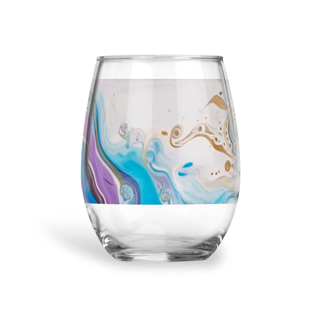 Mandala Sun - Wine Glass