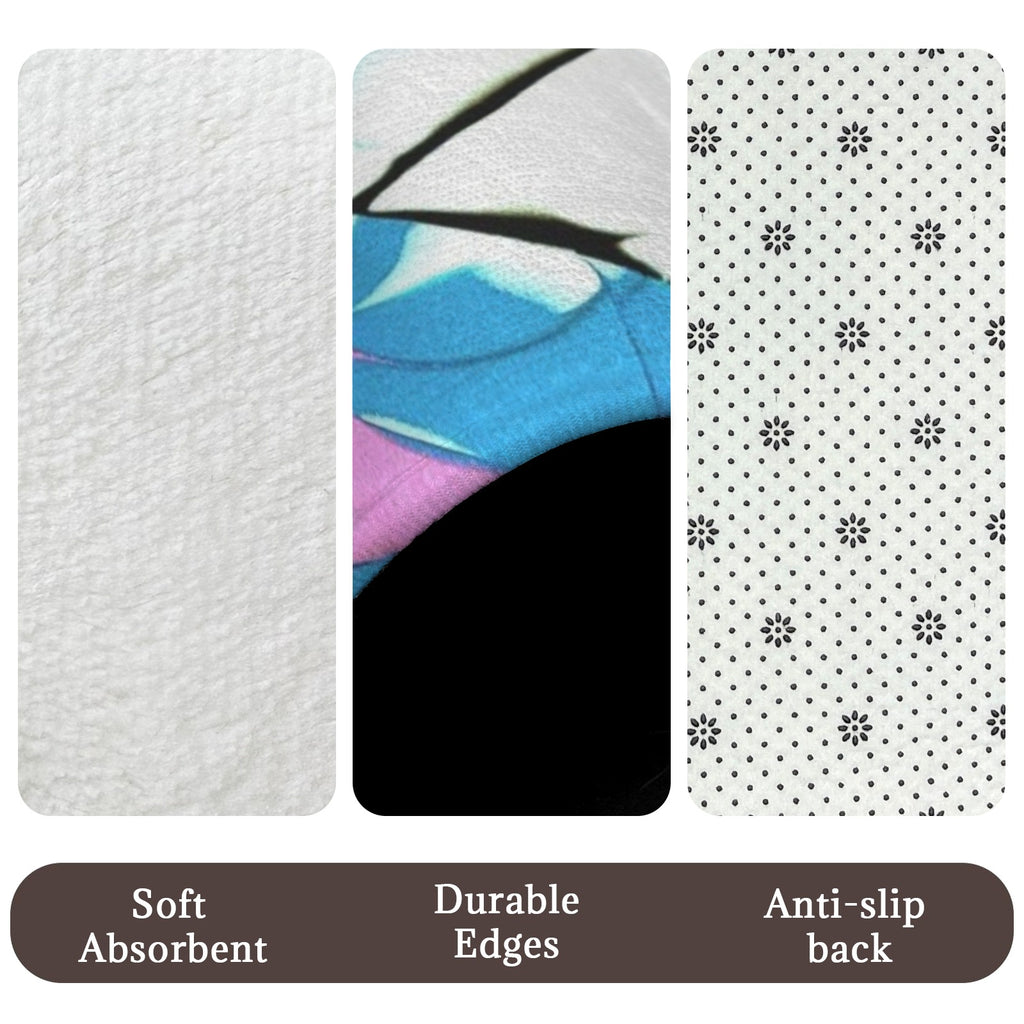 Glow Party 3-Piece Bathroom Rug Set