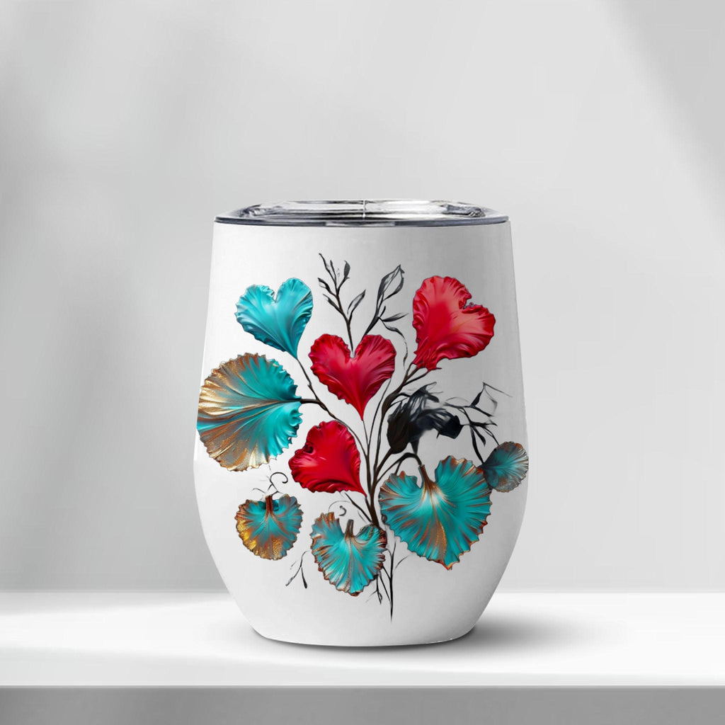 Hearts Grow Fonder - Edge-to-Edge Wine Tumbler