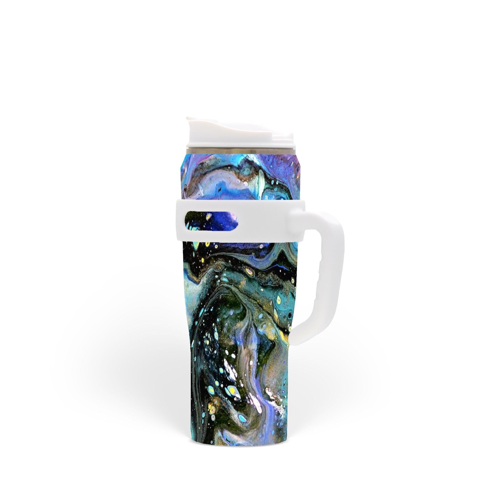 The Face - 40oz Stainless Steel Tumbler with Handle