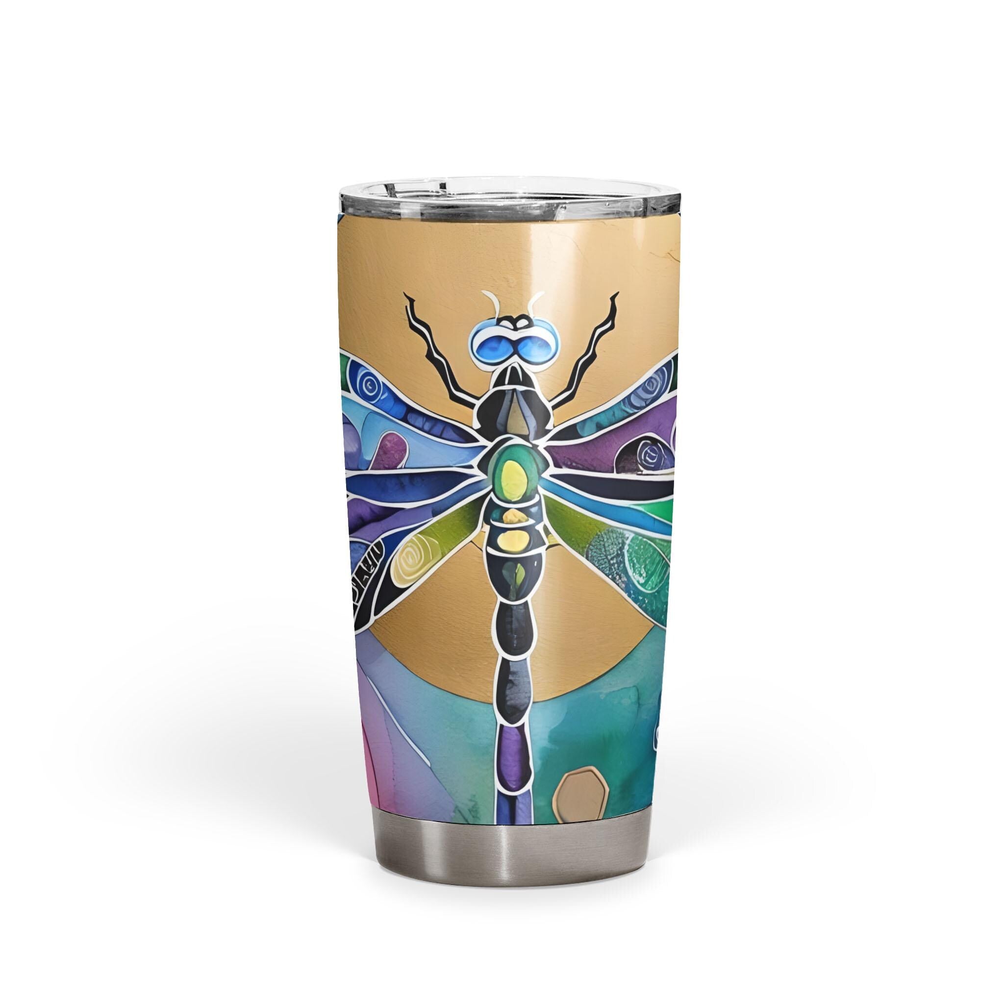 Dragonfly Sun - 20oz Fat Tumbler