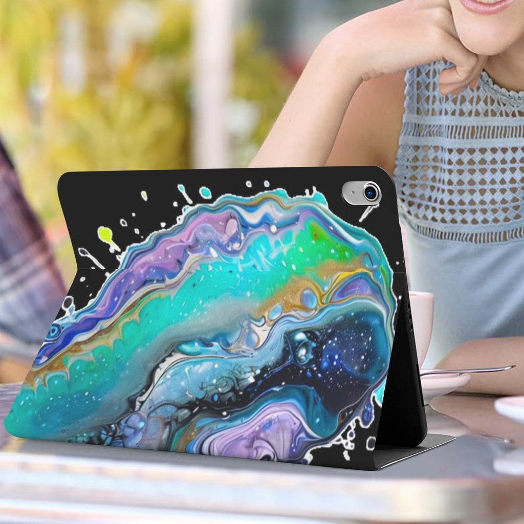 Fluid Art Heart Protective Case for iPad Air (11-inch)