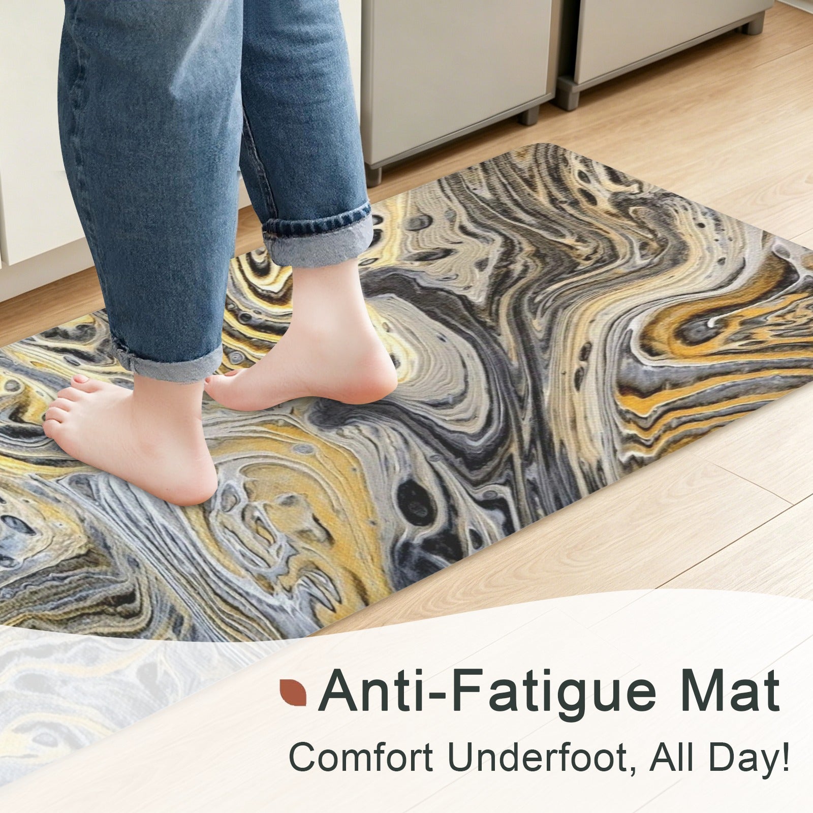 Metallurgy PVC Anti-Fatigue Kitchen Mat 48x24inch