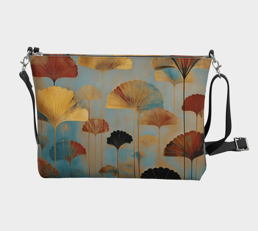 Fan  Tasy - Vegan Leather Crossbody Purse