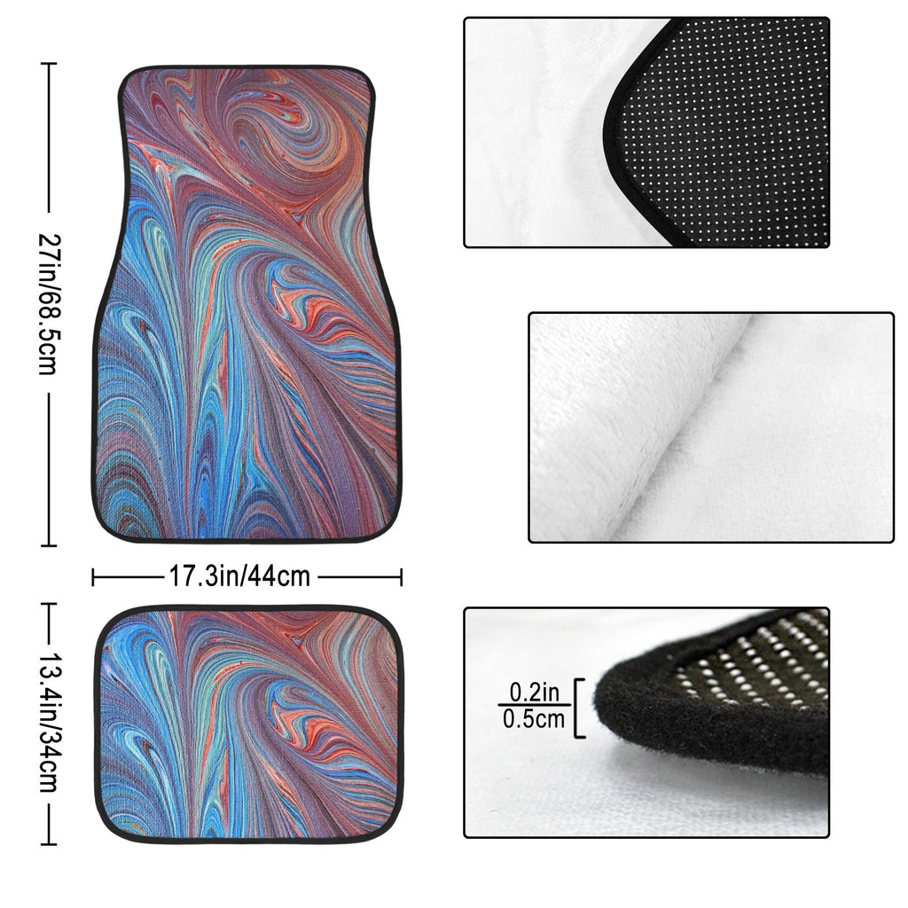 Superhero 4-Piece Car Floor Mats