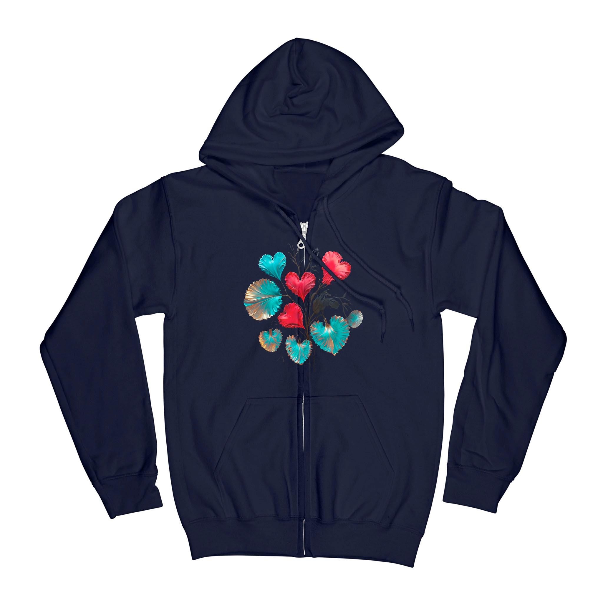 Hearts Grow Fonder - Unisex Standard Zip Hoodie (Dtfx)